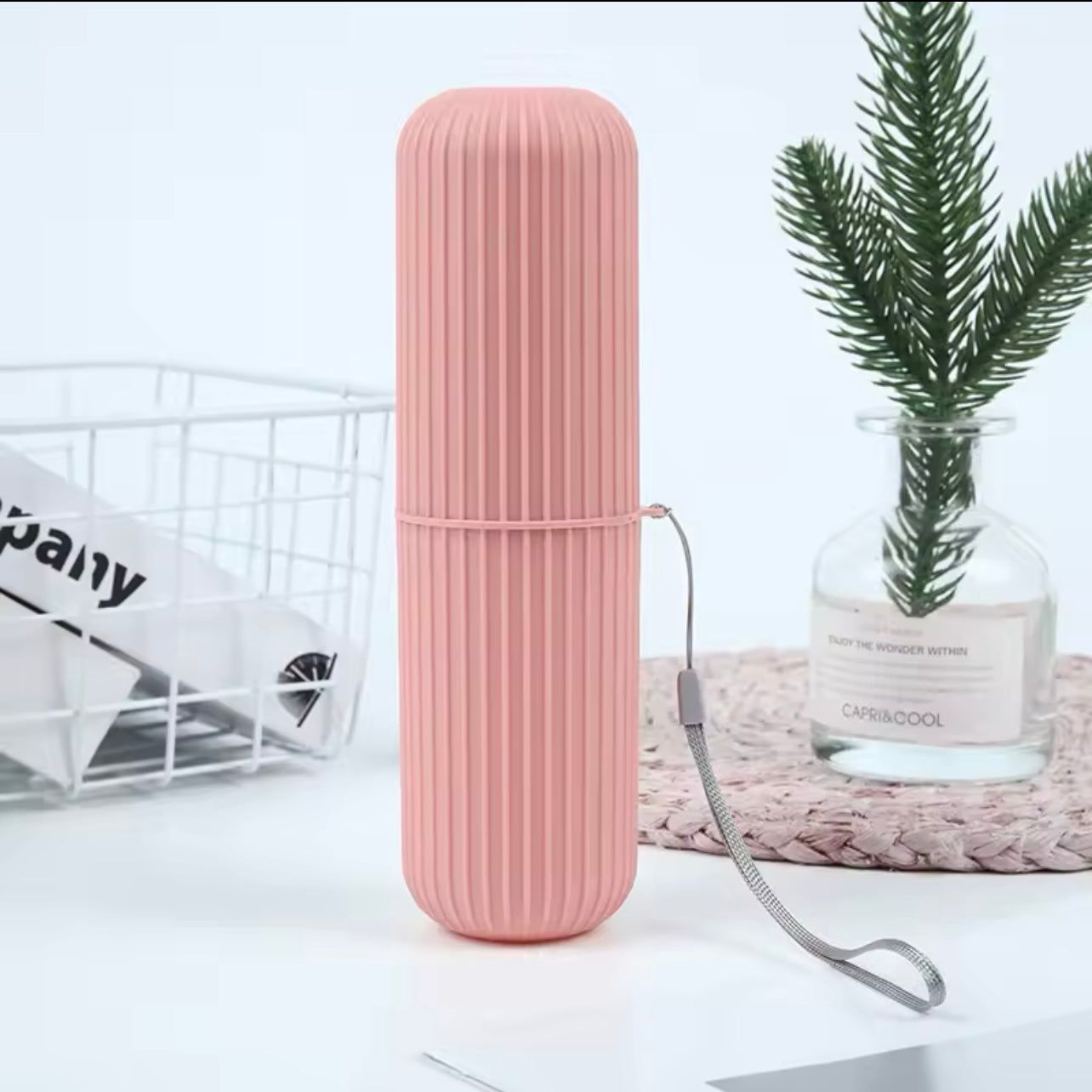 Portable Travel Toothbrush & Toothpaste Storage Case